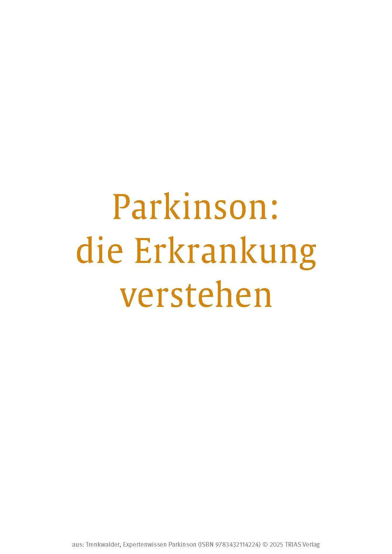 Bild: 9783432114224 | Expertenwissen: Parkinson | Claudia Trenkwalder | Taschenbuch | 208 S.