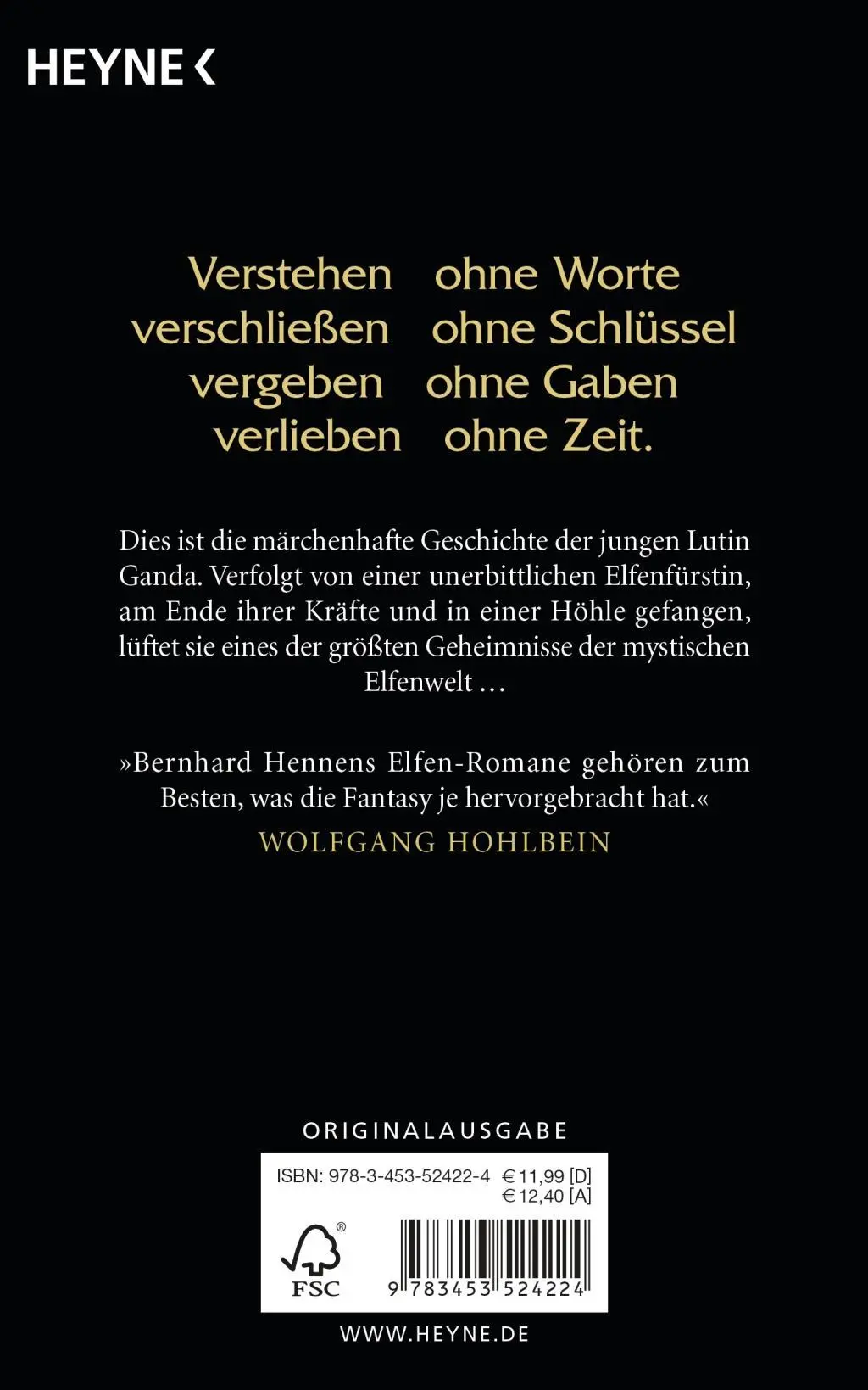 Bild: 9783453524224 | Elfenlied | Bernhard Hennen | Taschenbuch | 317 S. | Deutsch | 2009