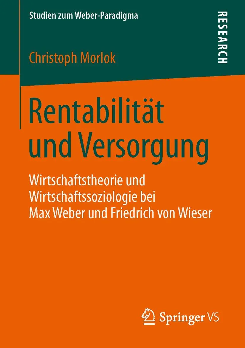 Cover: 9783658004224 | Rentabilität und Versorgung | Christoph Morlok | Taschenbuch | viii