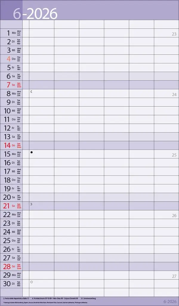Bild: 9783731884224 | XL Family Timer 2026 | Verlag Korsch | Kalender | 14 S. | Deutsch