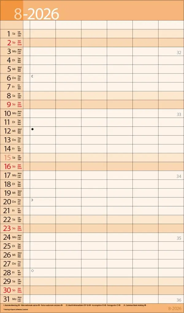 Bild: 9783731884224 | XL Family Timer 2026 | Verlag Korsch | Kalender | 14 S. | Deutsch