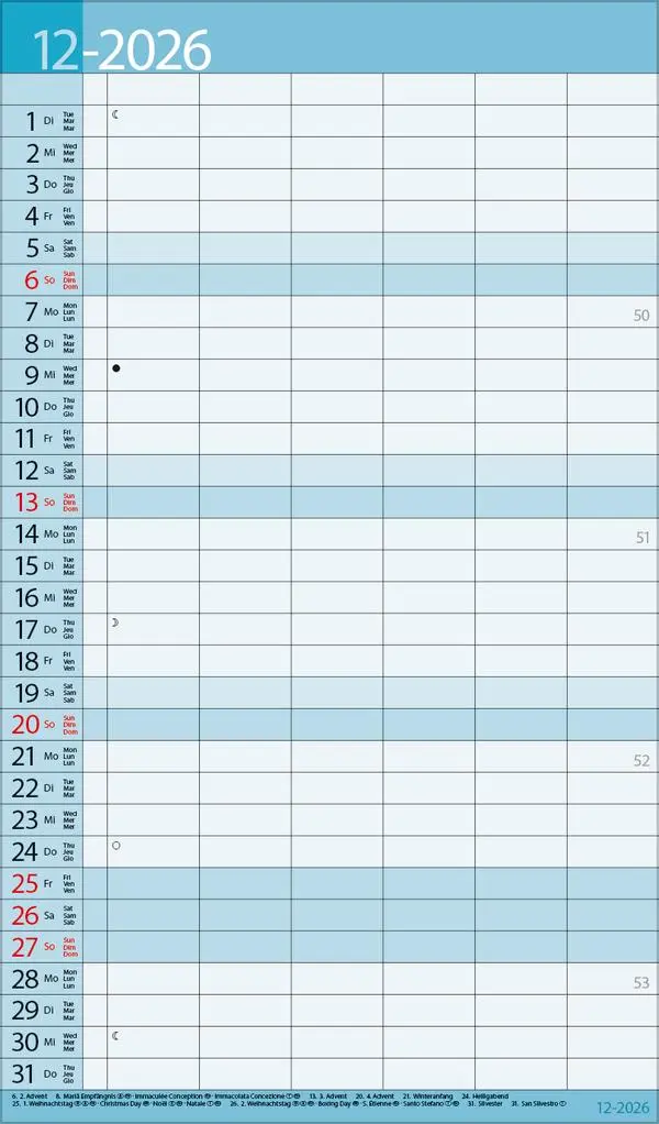 Bild: 9783731884224 | XL Family Timer 2026 | Verlag Korsch | Kalender | 14 S. | Deutsch