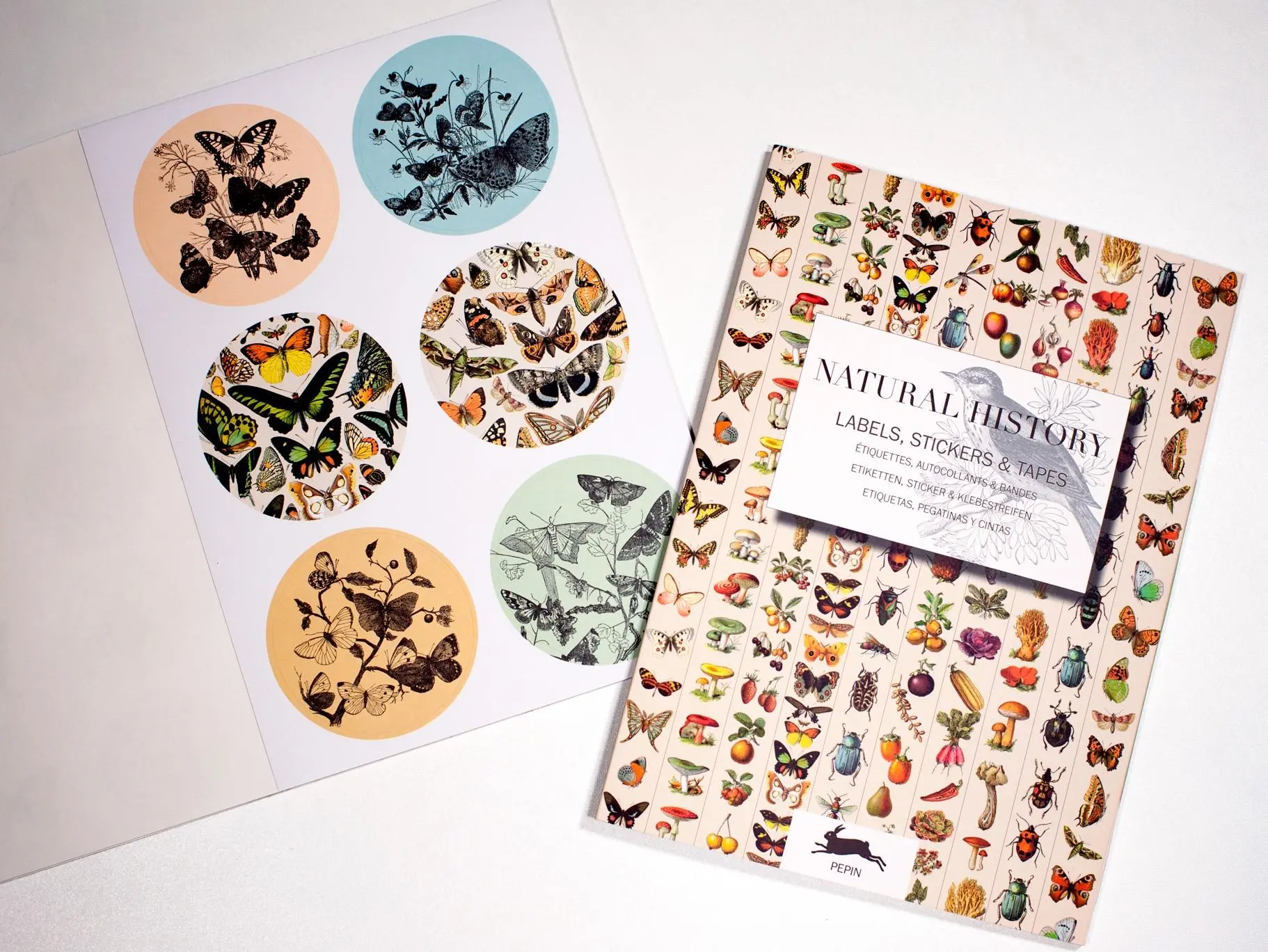 Bild: 9789460094224 | Natural History - Labels, Stickers &amp; Tape | Pepin van Roojen | Buch