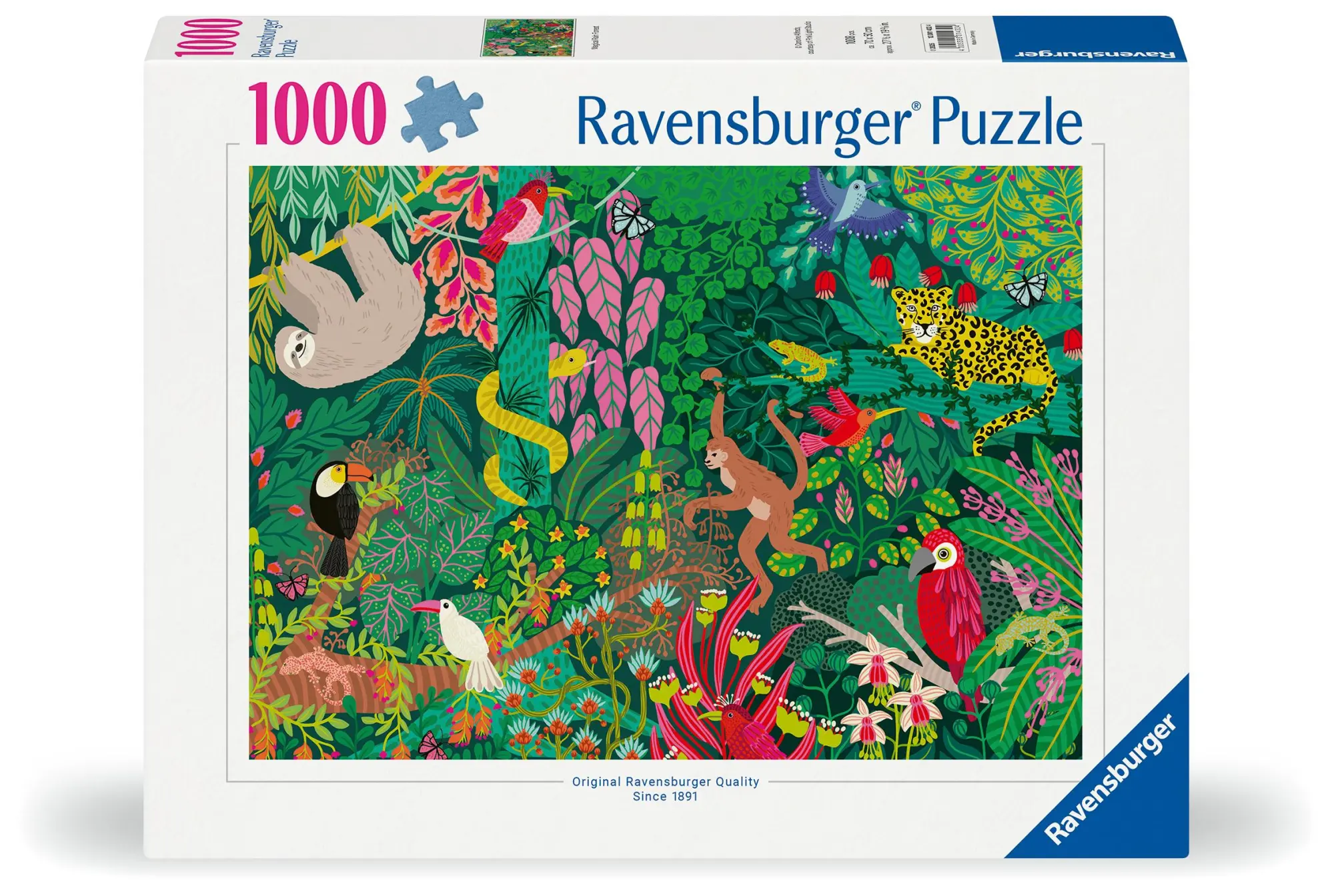 Cover: 4005555014324 | Erwachsenenpuzzle 1000 Teile - Magischer Regenwald | Spiel | 12001432