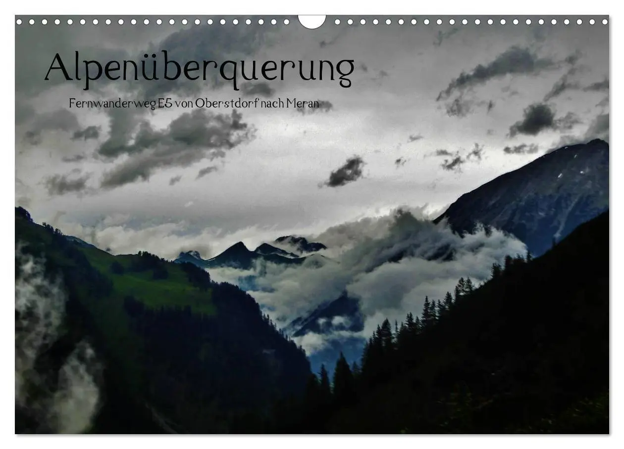 Cover: 9783435794324 | Alpenüberquerung (Wandkalender 2025 DIN A3 quer), CALVENDO...