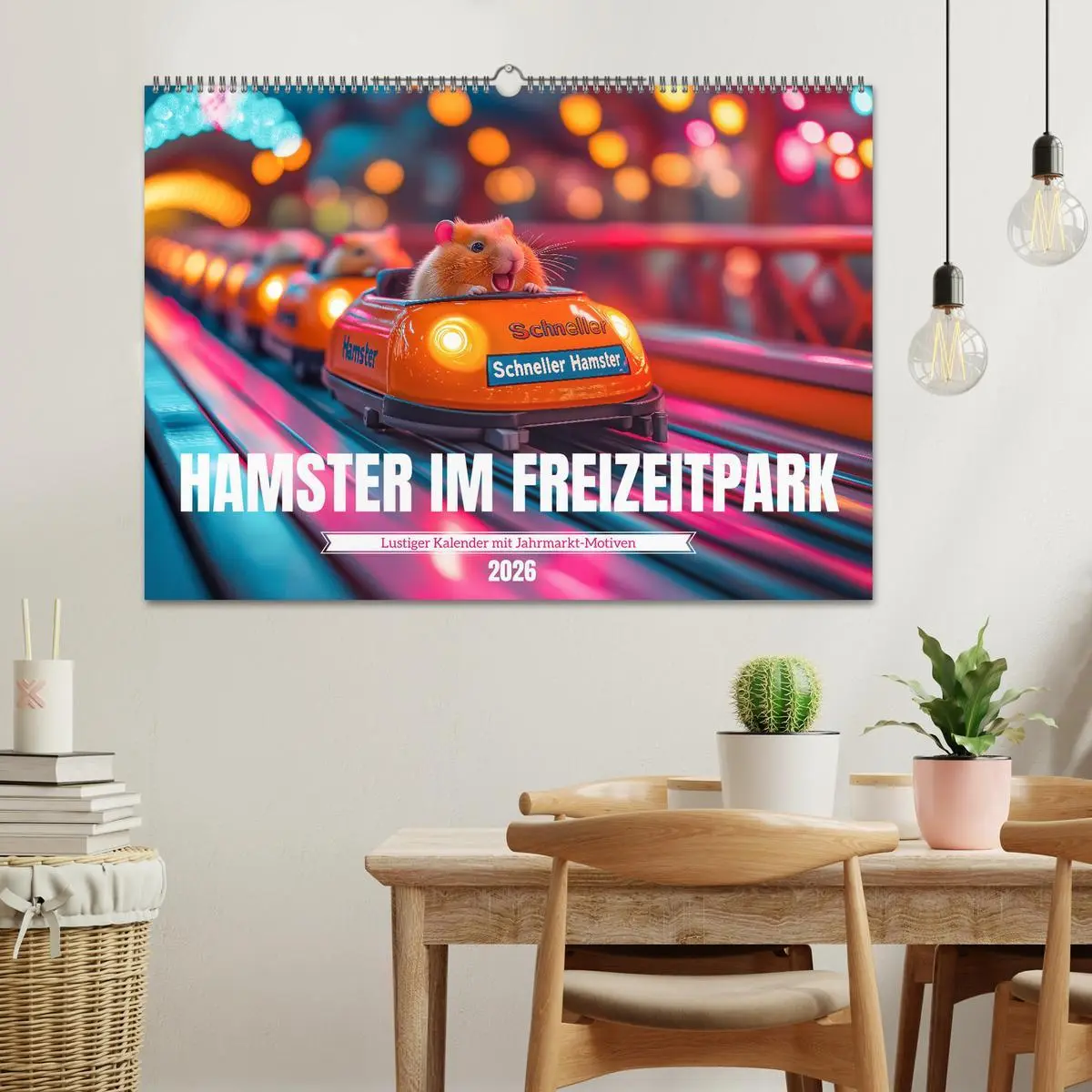 Bild: 9783457334324 | Hamster im Freizeitpark - Lustiger Kalender mit Jahrmarkt-Motiven...