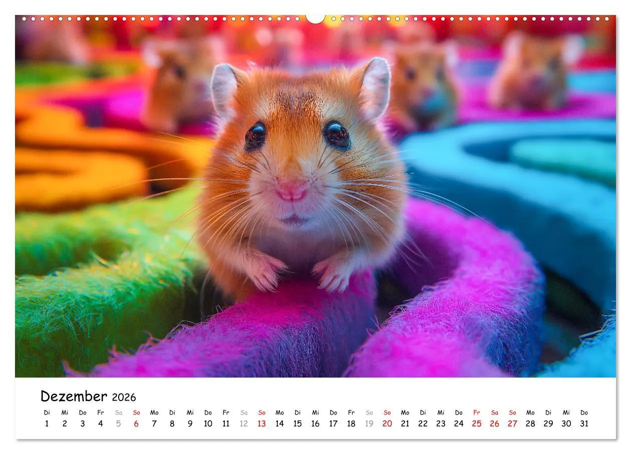 Bild: 9783457334324 | Hamster im Freizeitpark - Lustiger Kalender mit Jahrmarkt-Motiven...