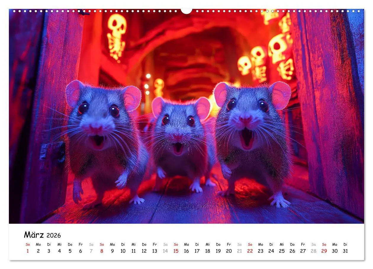 Bild: 9783457334324 | Hamster im Freizeitpark - Lustiger Kalender mit Jahrmarkt-Motiven...