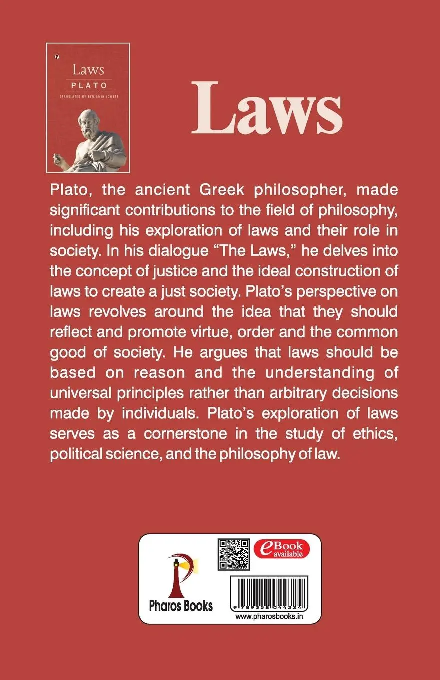 Rückseite: 9789358044324 | Laws | Plato | Taschenbuch | Englisch | 2023 | EAN 9789358044324