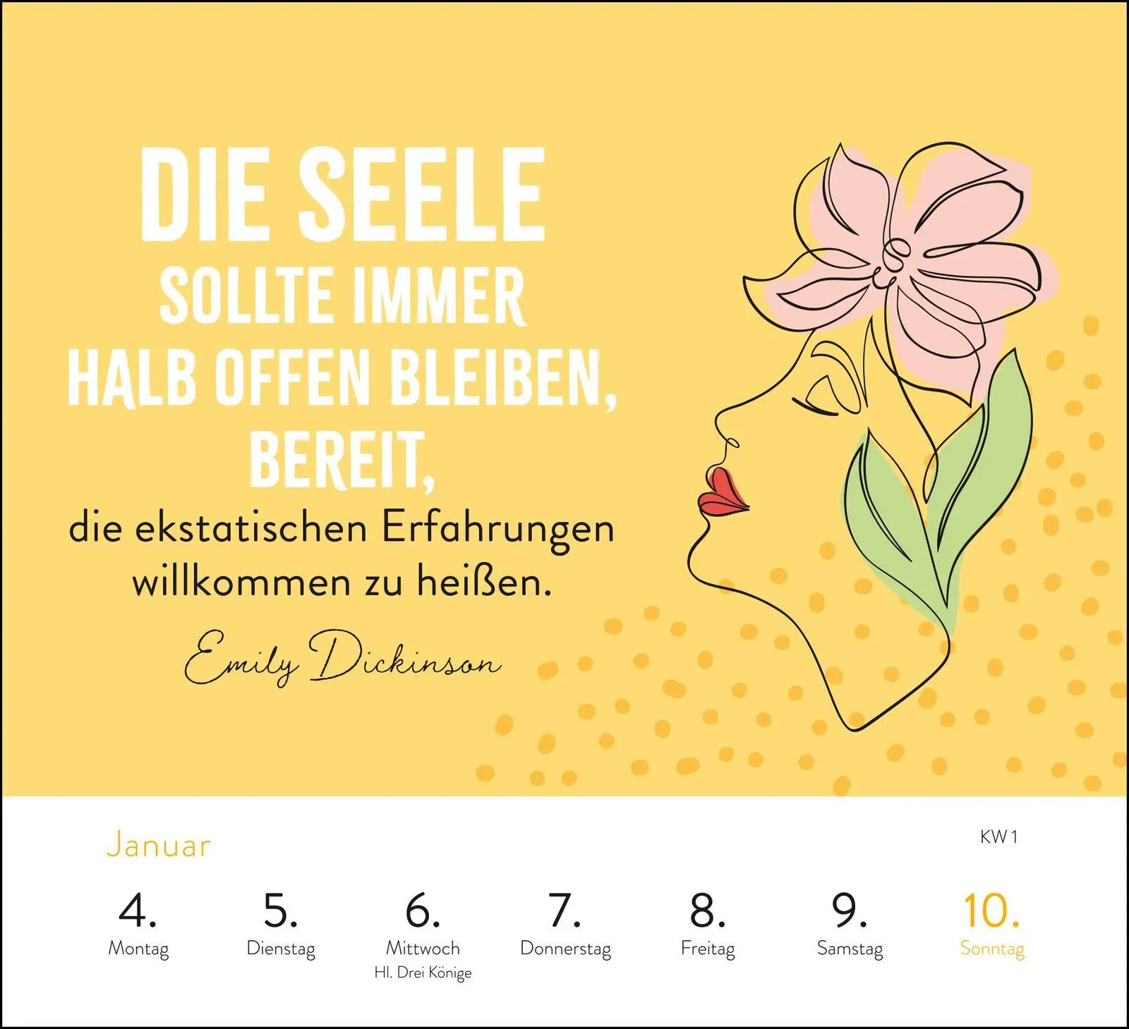 Bild: 4036442014424 | Wochenkalender 2027: Sei stark. Sei anders. Sei DU. | Kristin Funk