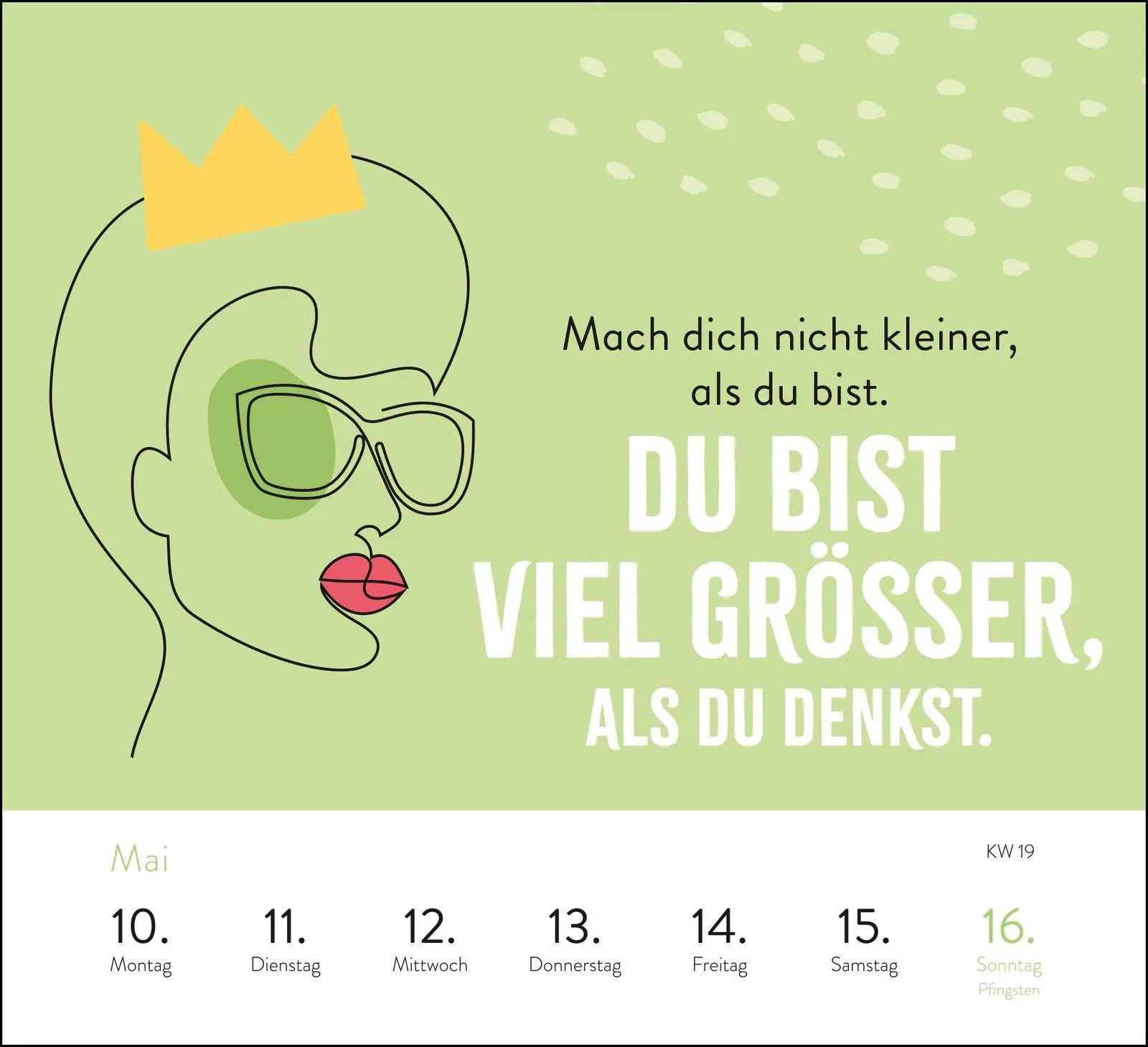 Bild: 4036442014424 | Wochenkalender 2027: Sei stark. Sei anders. Sei DU. | Kristin Funk
