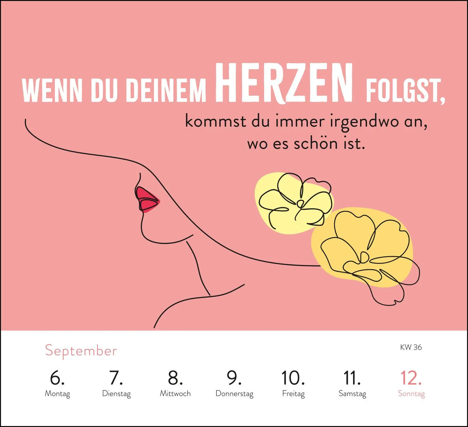 Bild: 4036442014424 | Wochenkalender 2027: Sei stark. Sei anders. Sei DU. | Kristin Funk
