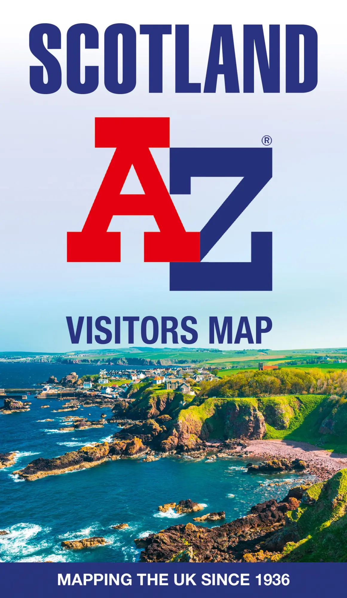 Cover: 9780008604424 | Scotland A-Z Visitors Map | A-Z Maps | (Land-)Karte | Karte/Landkarte