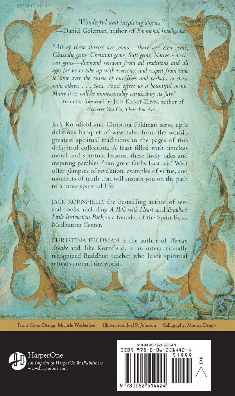 Rückseite: 9780062514424 | Soul Food | Stories to Nourish the Spirit and the Heart | Kornfield