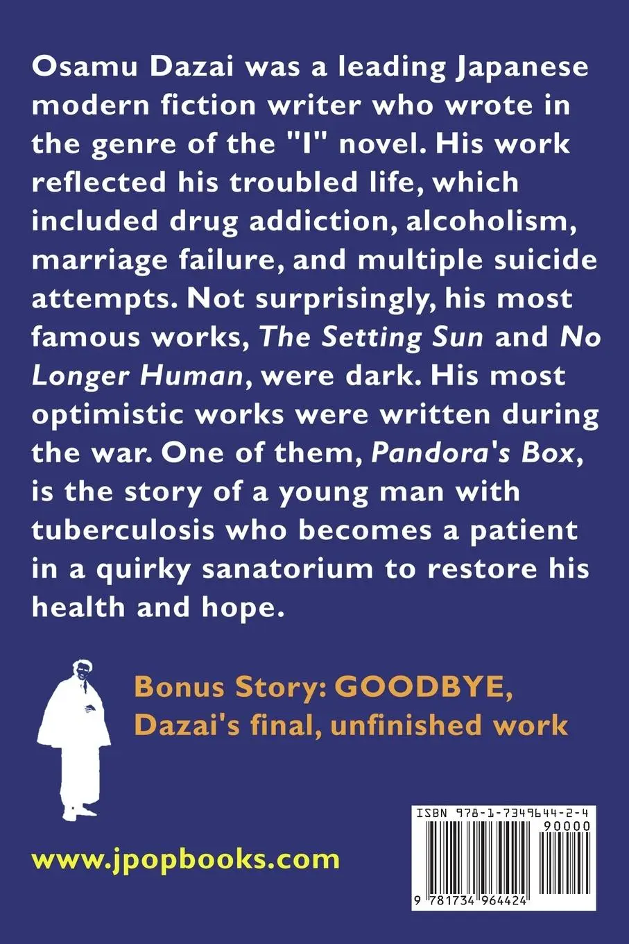 Rückseite: 9781734964424 | Pandora's Box | Osamu Dazai | Taschenbuch | Kartoniert / Broschiert