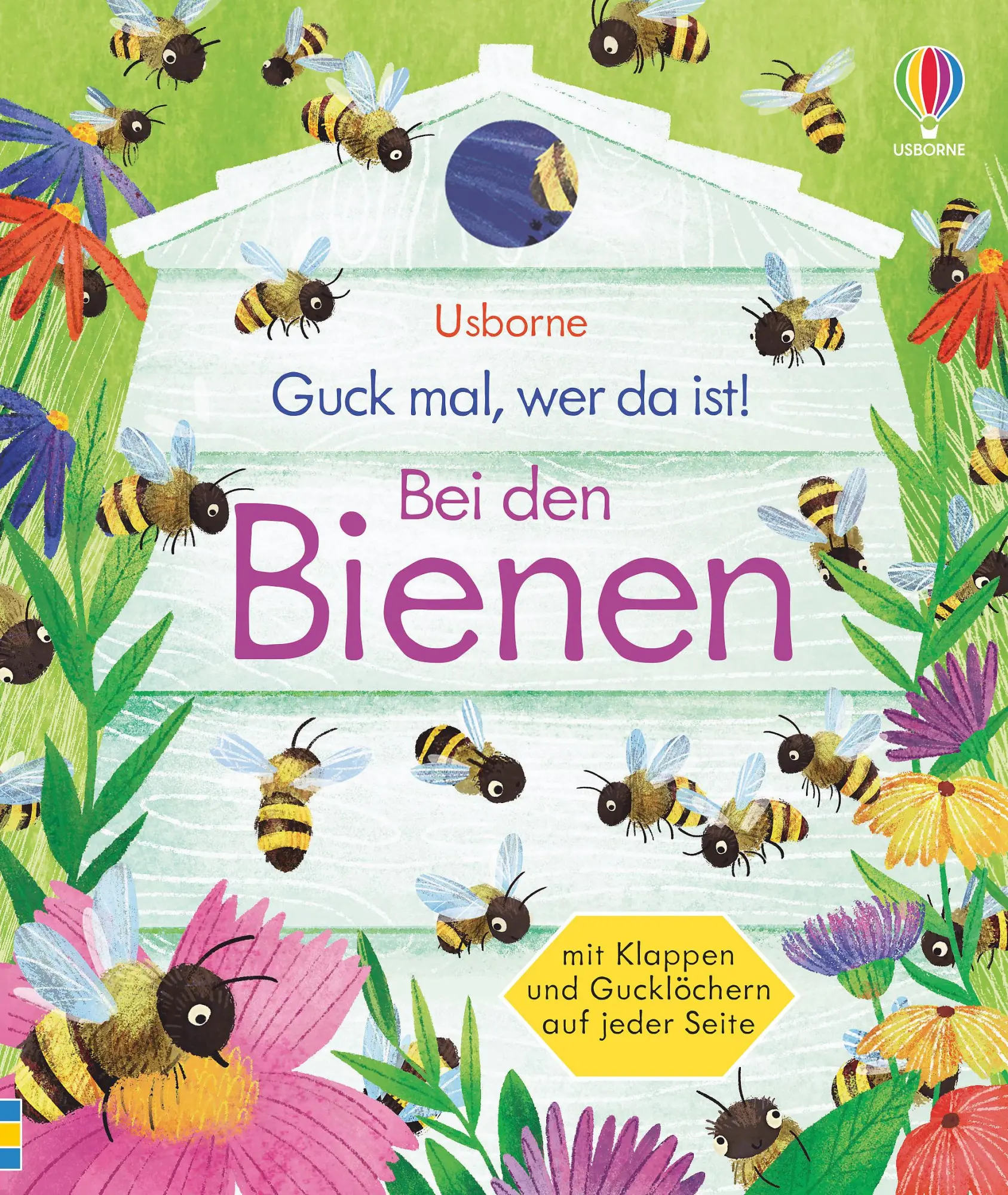 Cover: 9781789414424 | Guck mal, wer da ist! Bei den Bienen | Anna Milbourne | Buch | 14 S.