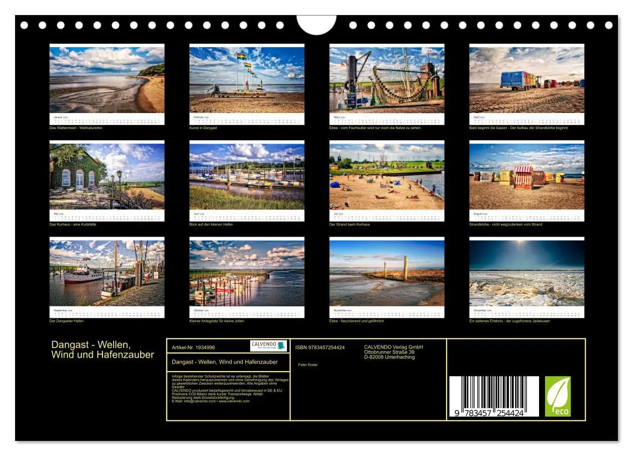 Bild: 9783457254424 | Dangast - Wellen, Wind und Hafenzauber (Wandkalender 2026 DIN A4...