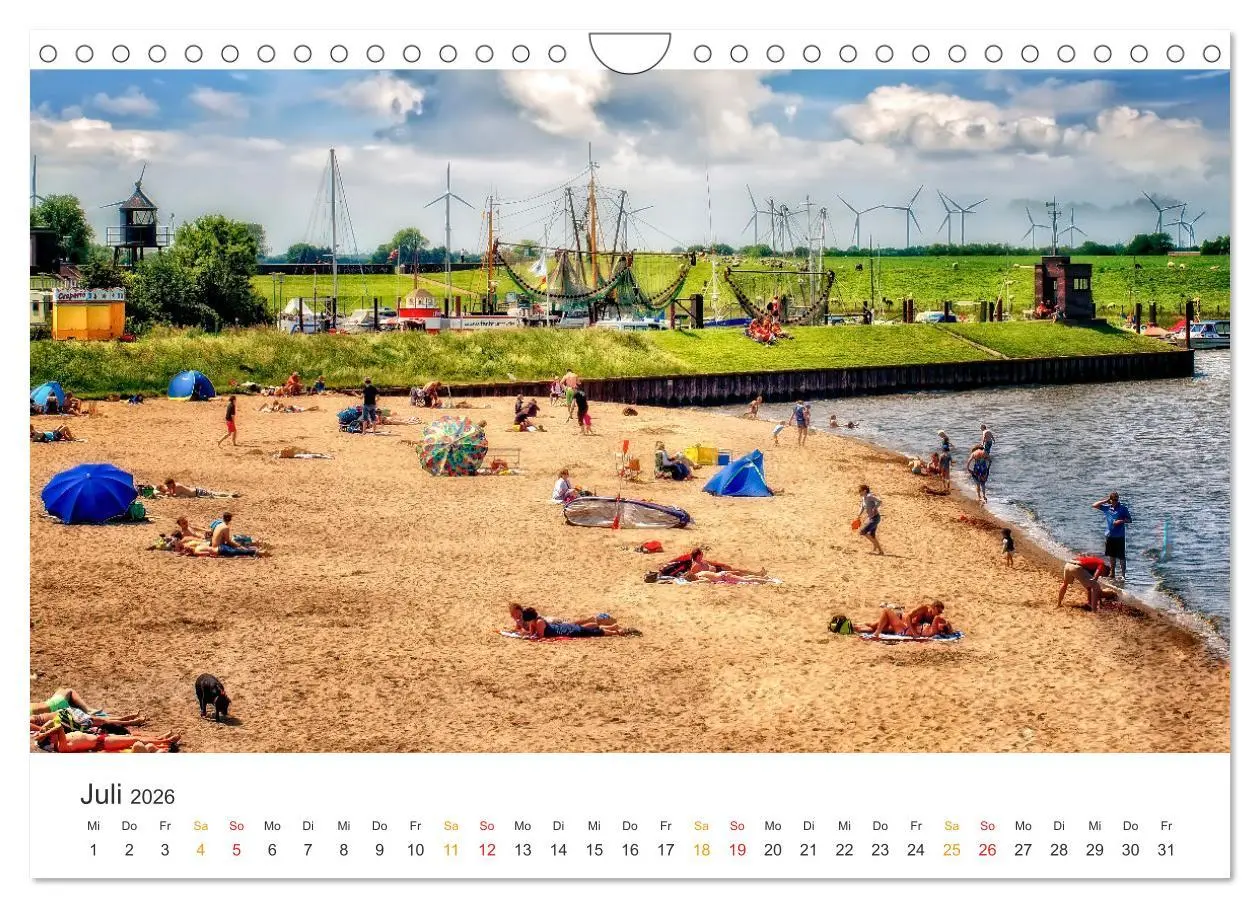 Bild: 9783457254424 | Dangast - Wellen, Wind und Hafenzauber (Wandkalender 2026 DIN A4...