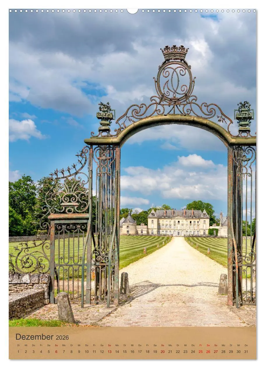 Bild: 9783516274424 | Die Schlösser im Loiretal (hochwertiger Premium Wandkalender 2026...