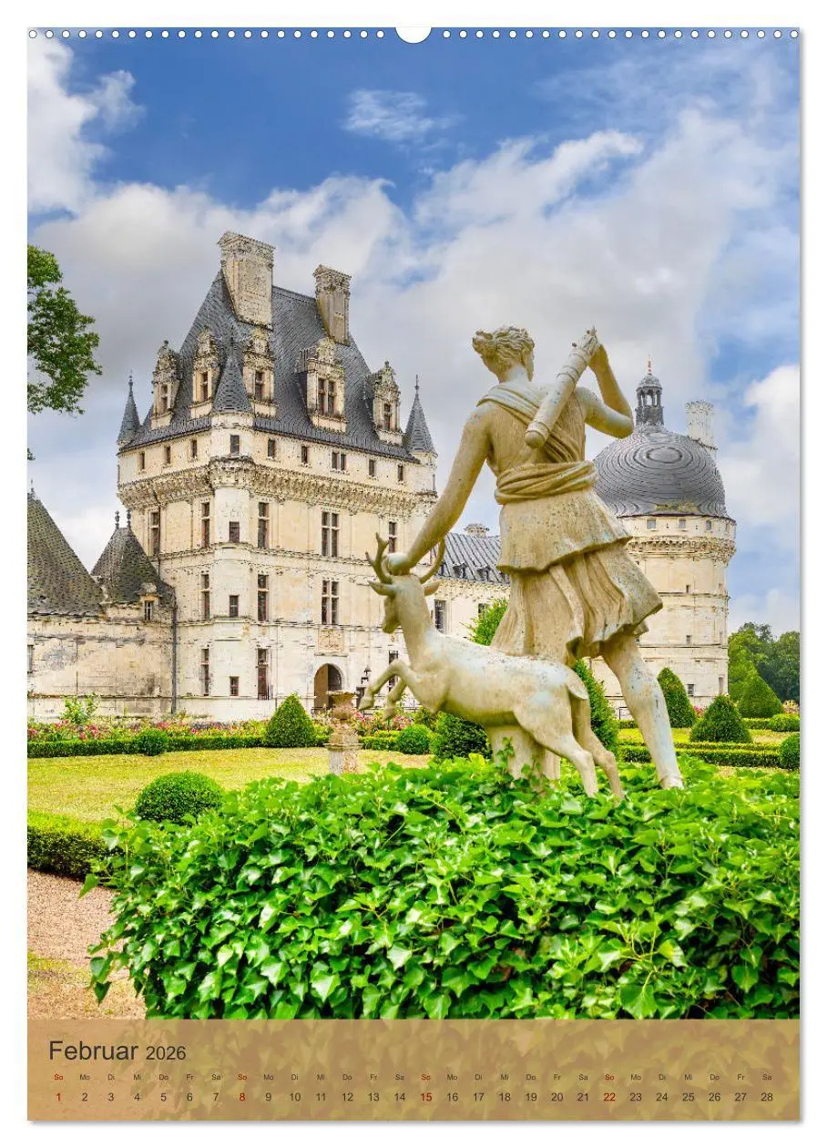 Bild: 9783516274424 | Die Schlösser im Loiretal (hochwertiger Premium Wandkalender 2026...