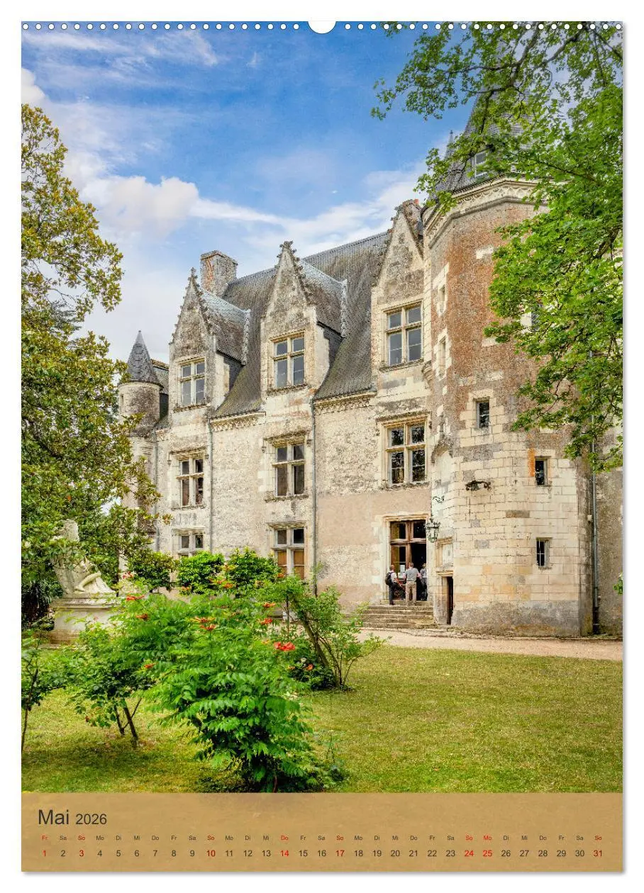 Bild: 9783516274424 | Die Schlösser im Loiretal (hochwertiger Premium Wandkalender 2026...