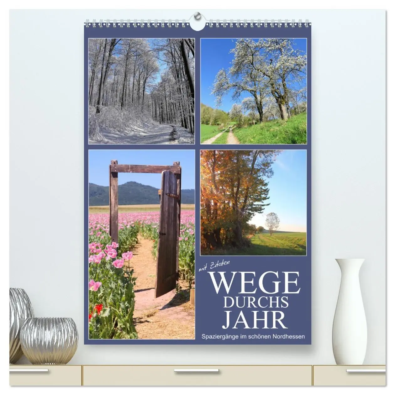 Cover: 9783516414424 | Wege durchs Jahr - Spaziergänge im schönen Nordhessen (hochwertiger...