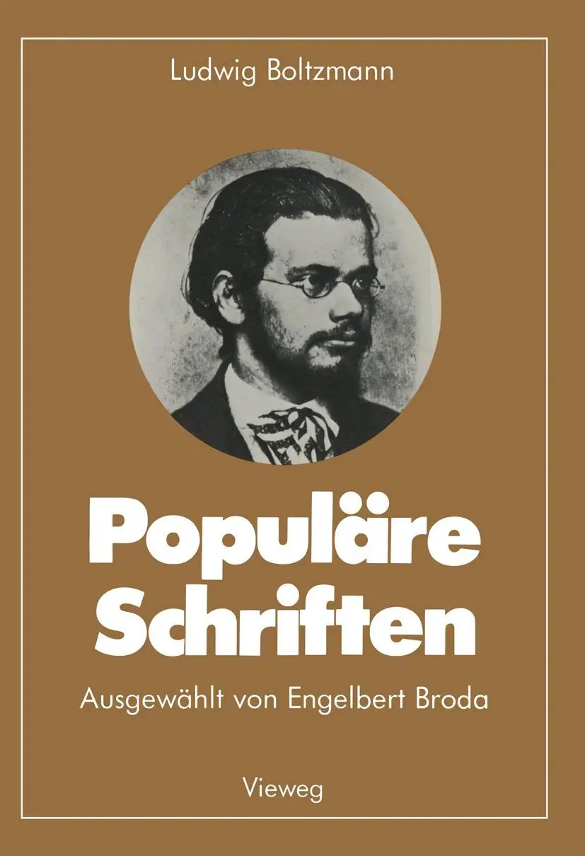 Cover: 9783528084424 | Populäre Schriften | Ludwig Boltzmann | Taschenbuch | 290 S. | Deutsch
