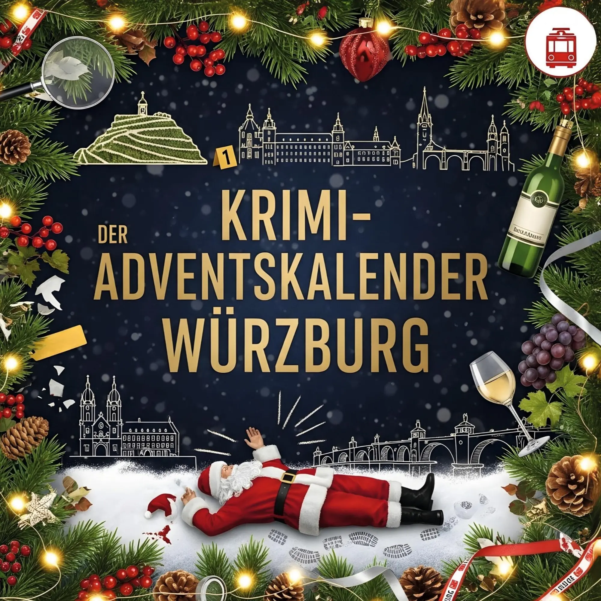 Cover: 9783695304424 | Der Krimi-Adventskalender Würzburg | Mordsverdächtig in 24 Akten