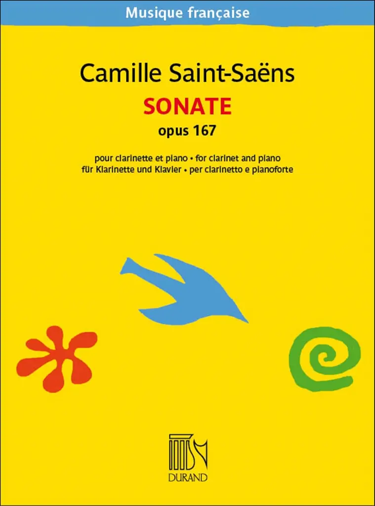Cover: 9790044094424 | Sonate opus 167 | Camille Saint-Saens | Buch + Einzelstimme(n) | 2019