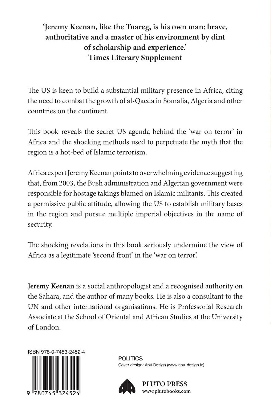 Rückseite: 9780745324524 | The Dark Sahara | America's War on Terror in Africa | Jeremy Keenan