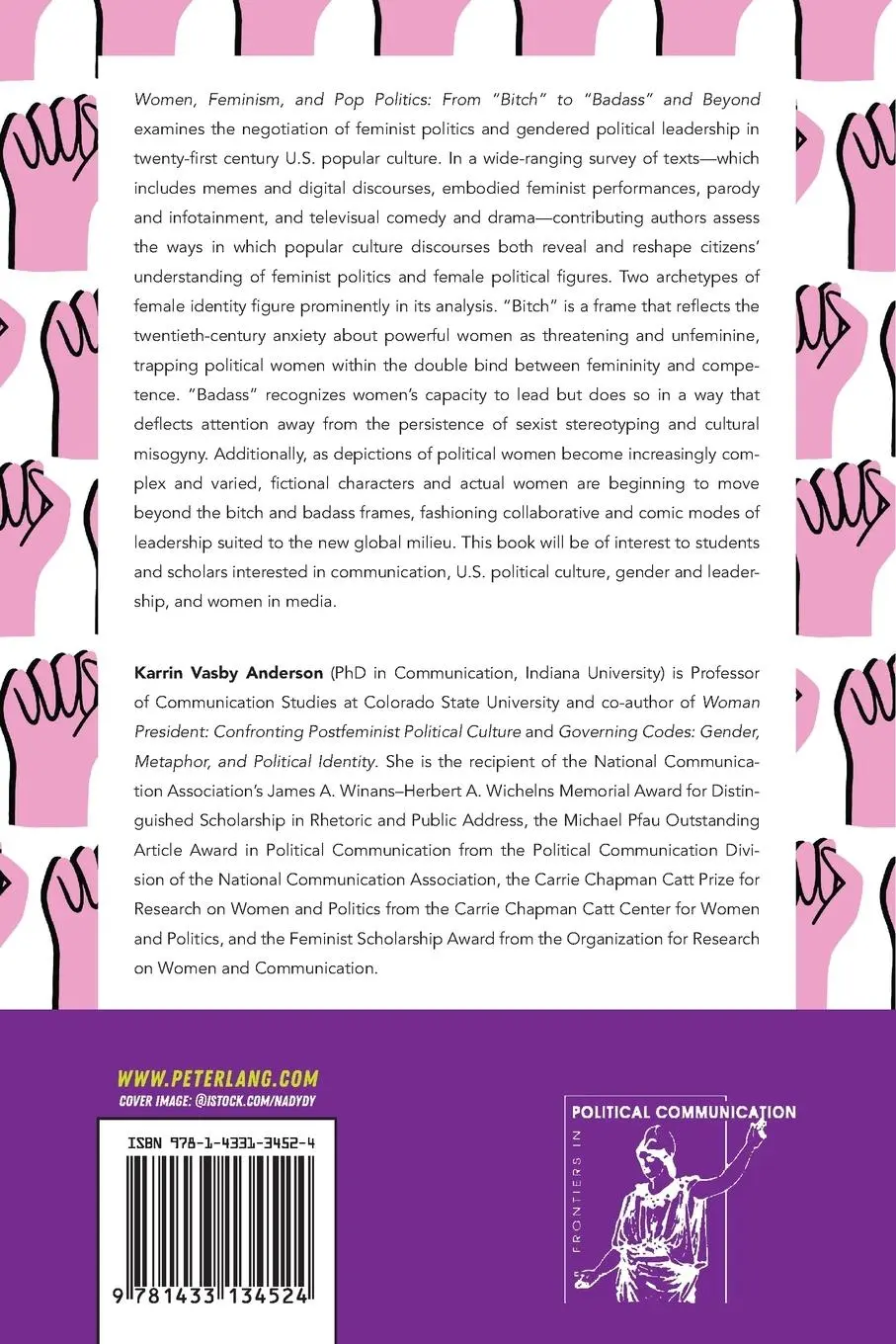 Rückseite: 9781433134524 | Women, Feminism, and Pop Politics | Karrin Vasby Anderson | Buch