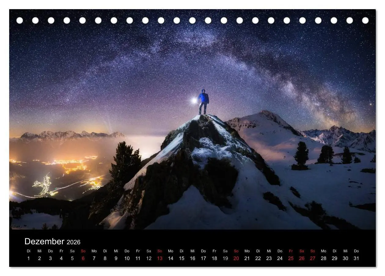 Bild: 9783516024524 | Sternensucher - Landschaft unter Sternen (Tischkalender 2026 DIN A5...