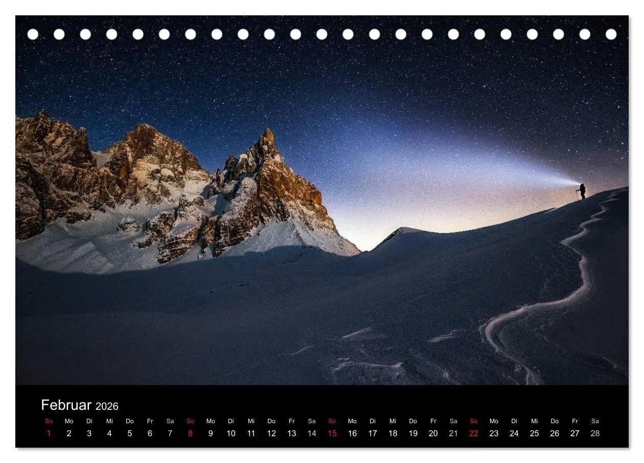 Bild: 9783516024524 | Sternensucher - Landschaft unter Sternen (Tischkalender 2026 DIN A5...