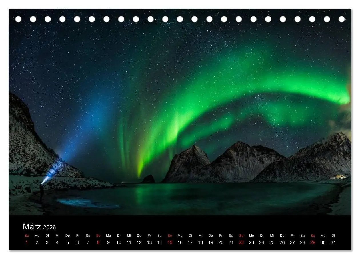 Bild: 9783516024524 | Sternensucher - Landschaft unter Sternen (Tischkalender 2026 DIN A5...