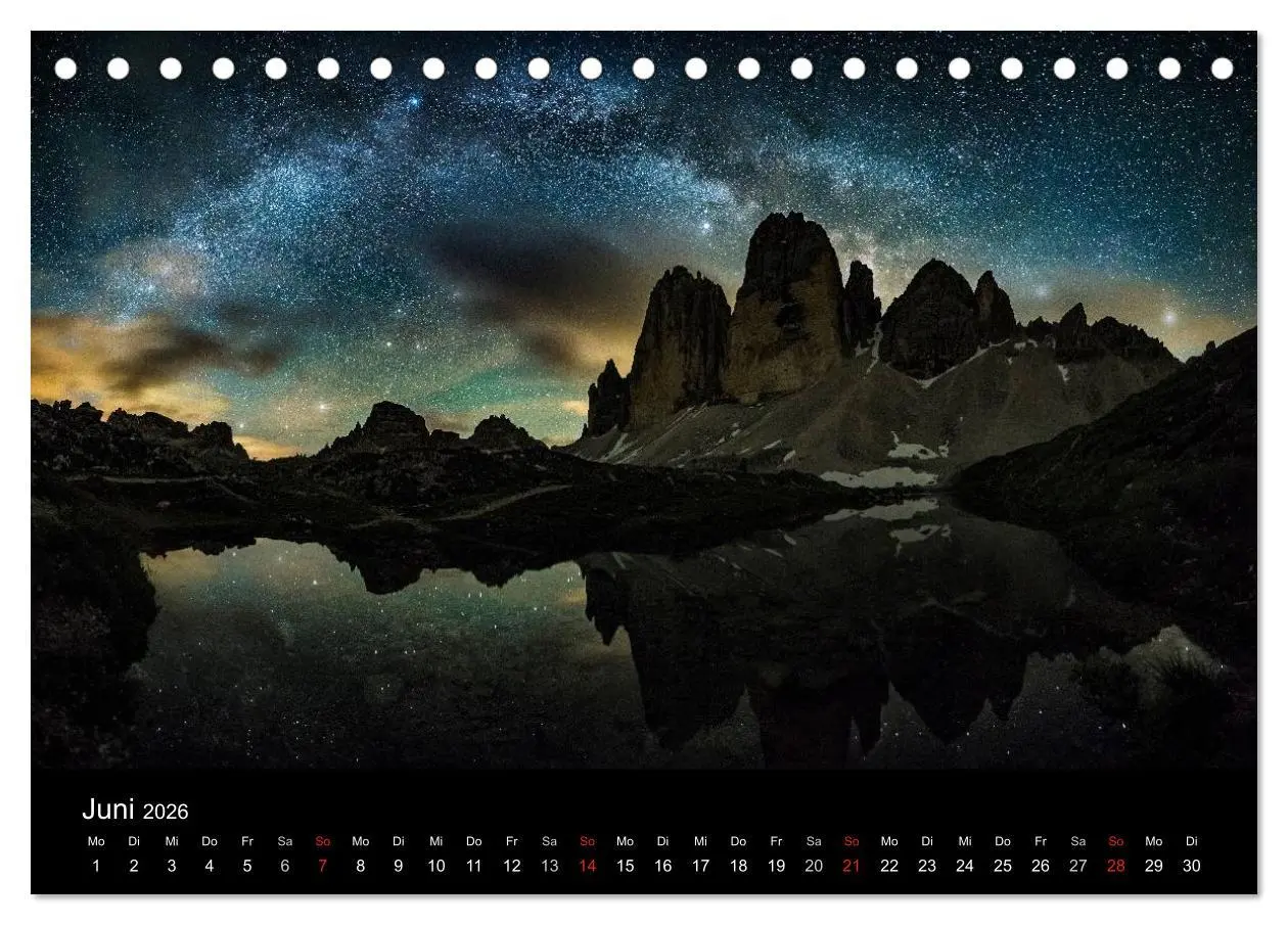 Bild: 9783516024524 | Sternensucher - Landschaft unter Sternen (Tischkalender 2026 DIN A5...
