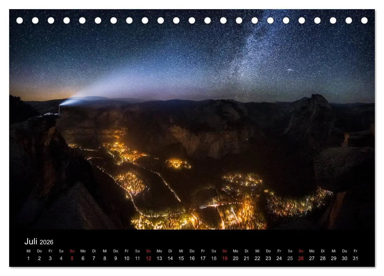 Bild: 9783516024524 | Sternensucher - Landschaft unter Sternen (Tischkalender 2026 DIN A5...