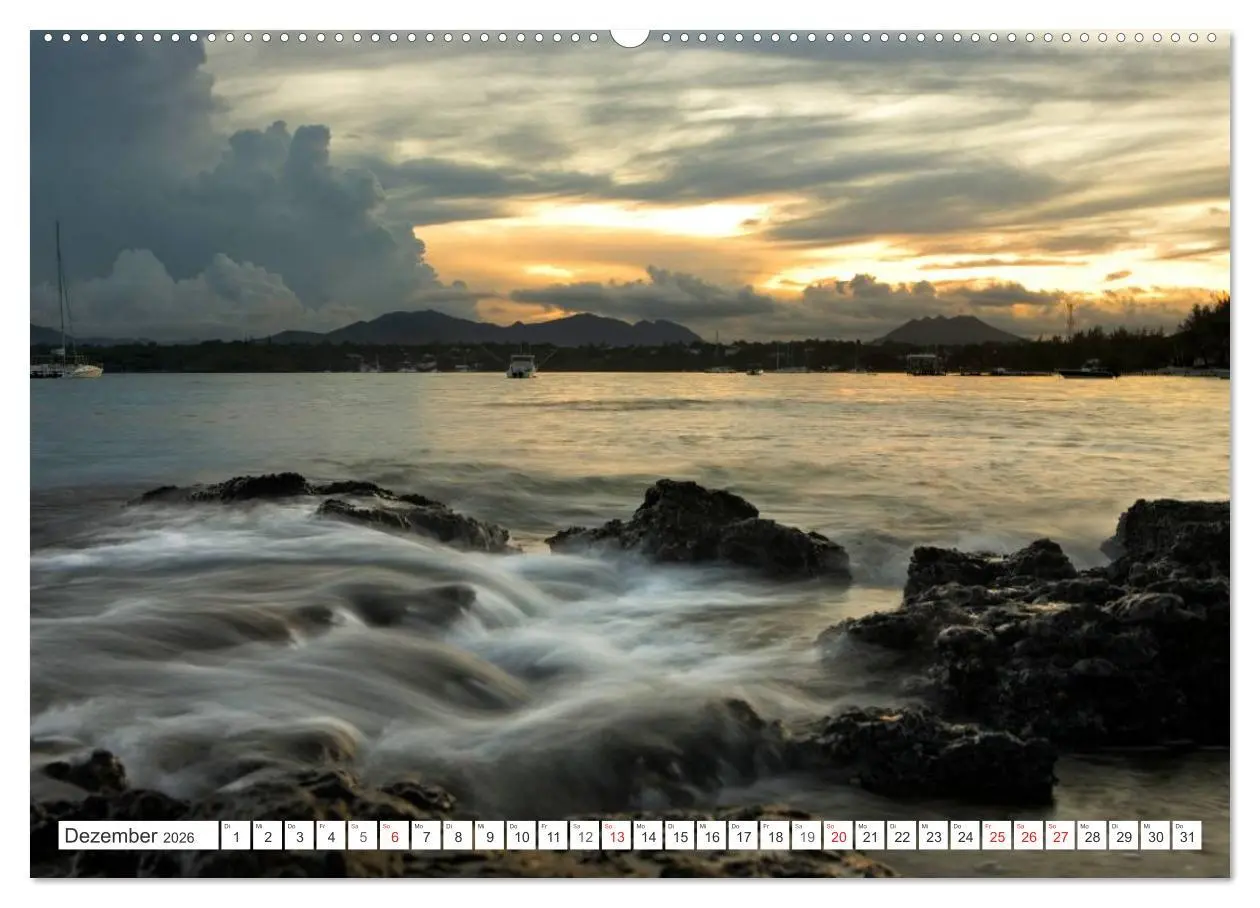 Bild: 9783516194524 | Mauritius (Wandkalender 2026 DIN A2 quer), CALVENDO Monatskalender