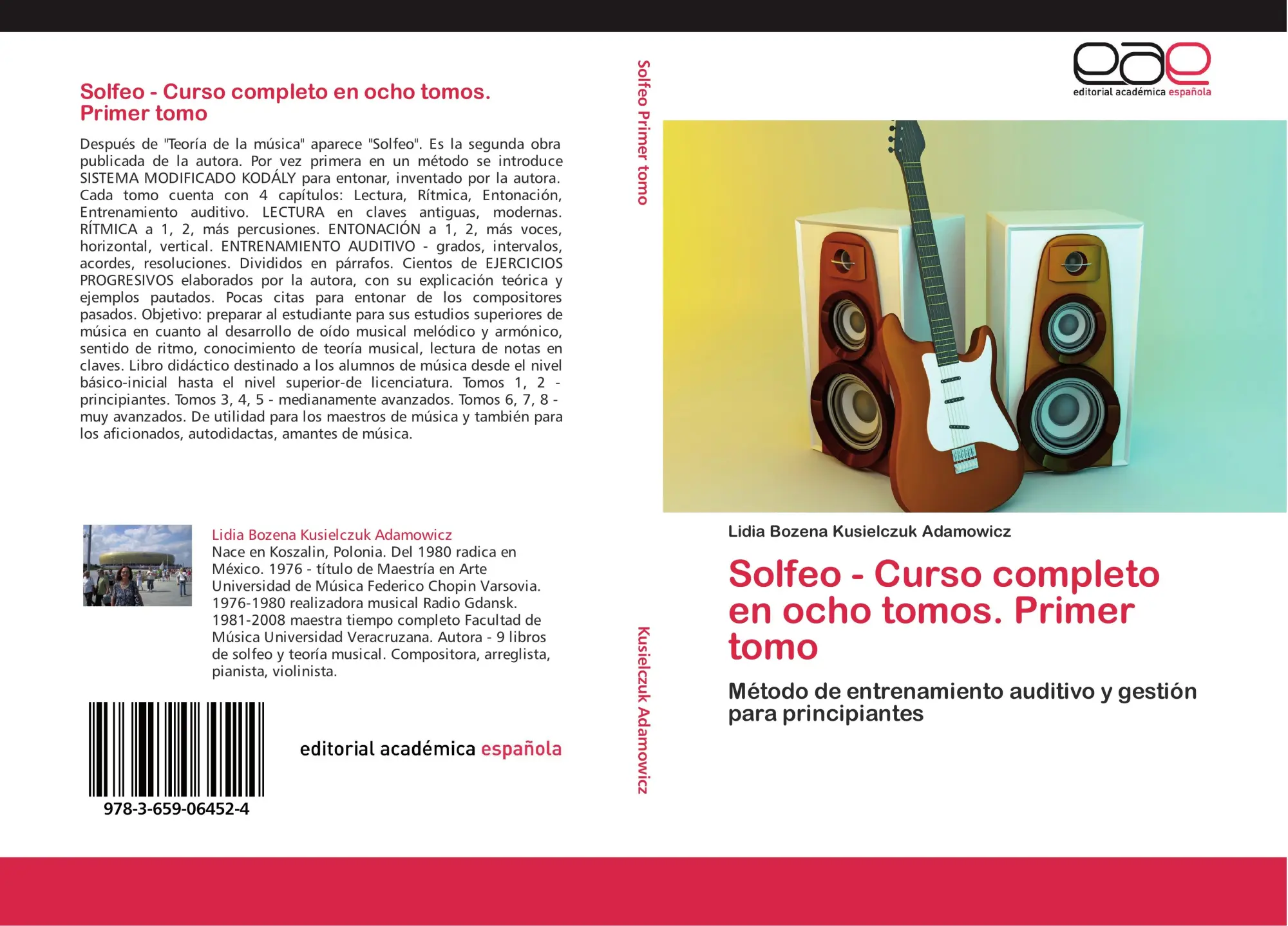Cover: 9783659064524 | Solfeo - Curso completo en ocho tomos. Primer tomo | Adamowicz | Buch