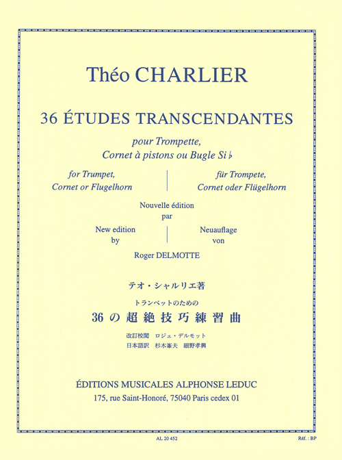 Cover: 9790046204524 | 36 Etudes Transcendantes | Theo Charlier | Buch | Alphonse Leduc