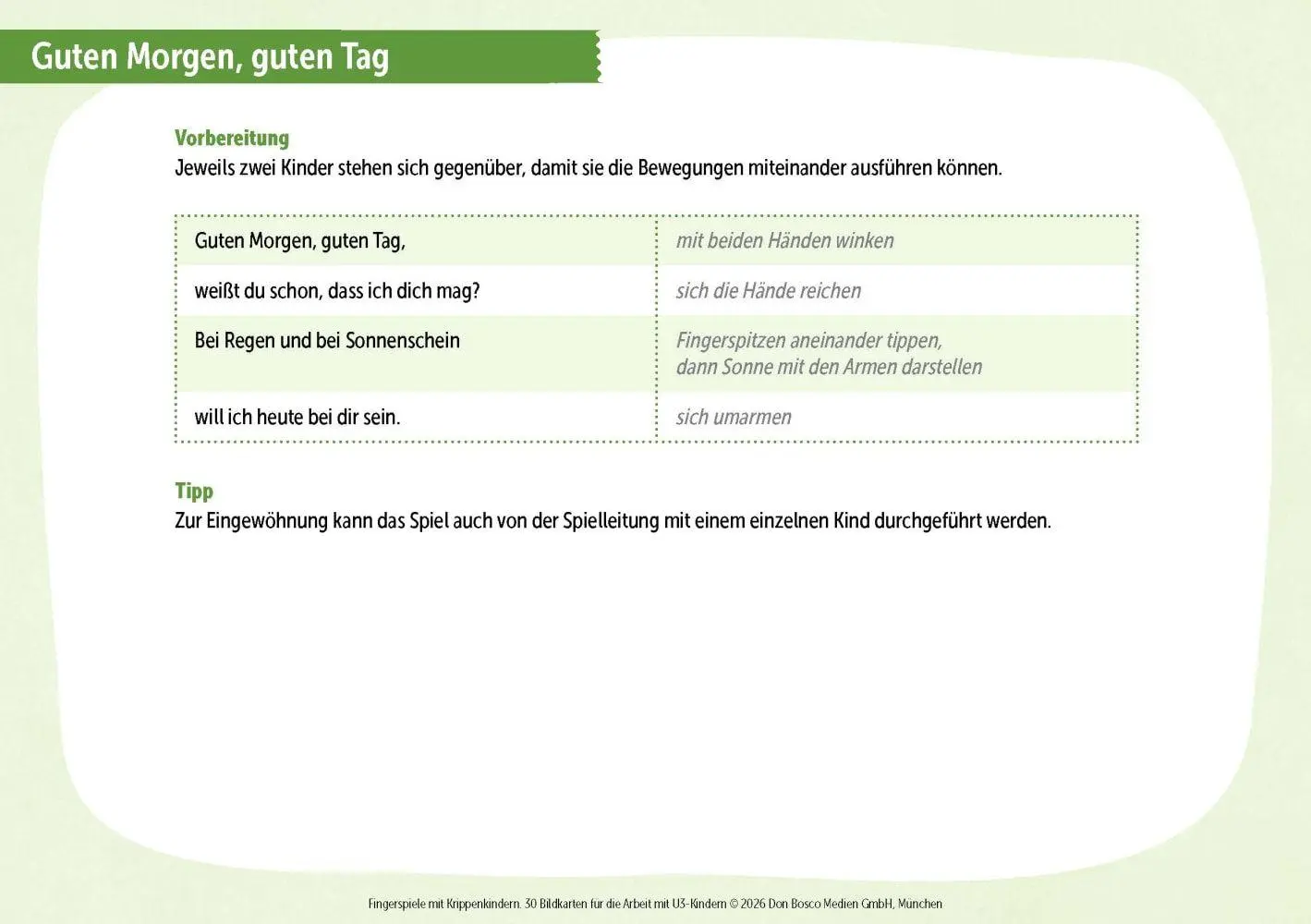 Bild: 4260694924624 | Fingerspiele mit Krippenkindern | Anna Thekla Ruhe | Box | 32 S.