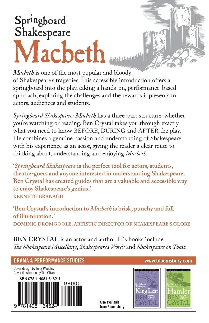 Rückseite: 9781408164624 | Springboard Shakespeare: Macbeth | Ben Crystal | Taschenbuch | 2013