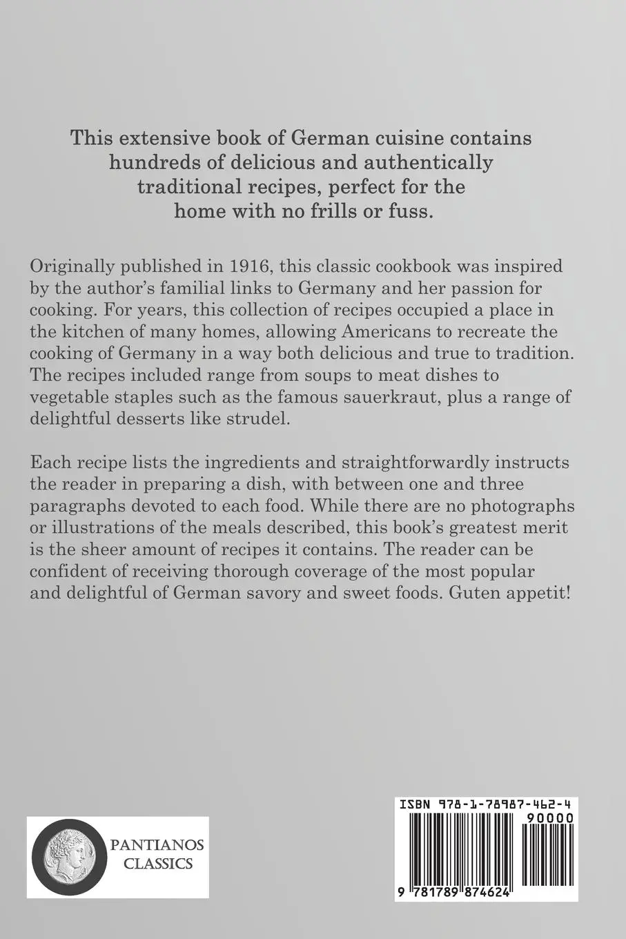Rückseite: 9781789874624 | German Cookery for the American Home | Ella Oswald | Taschenbuch