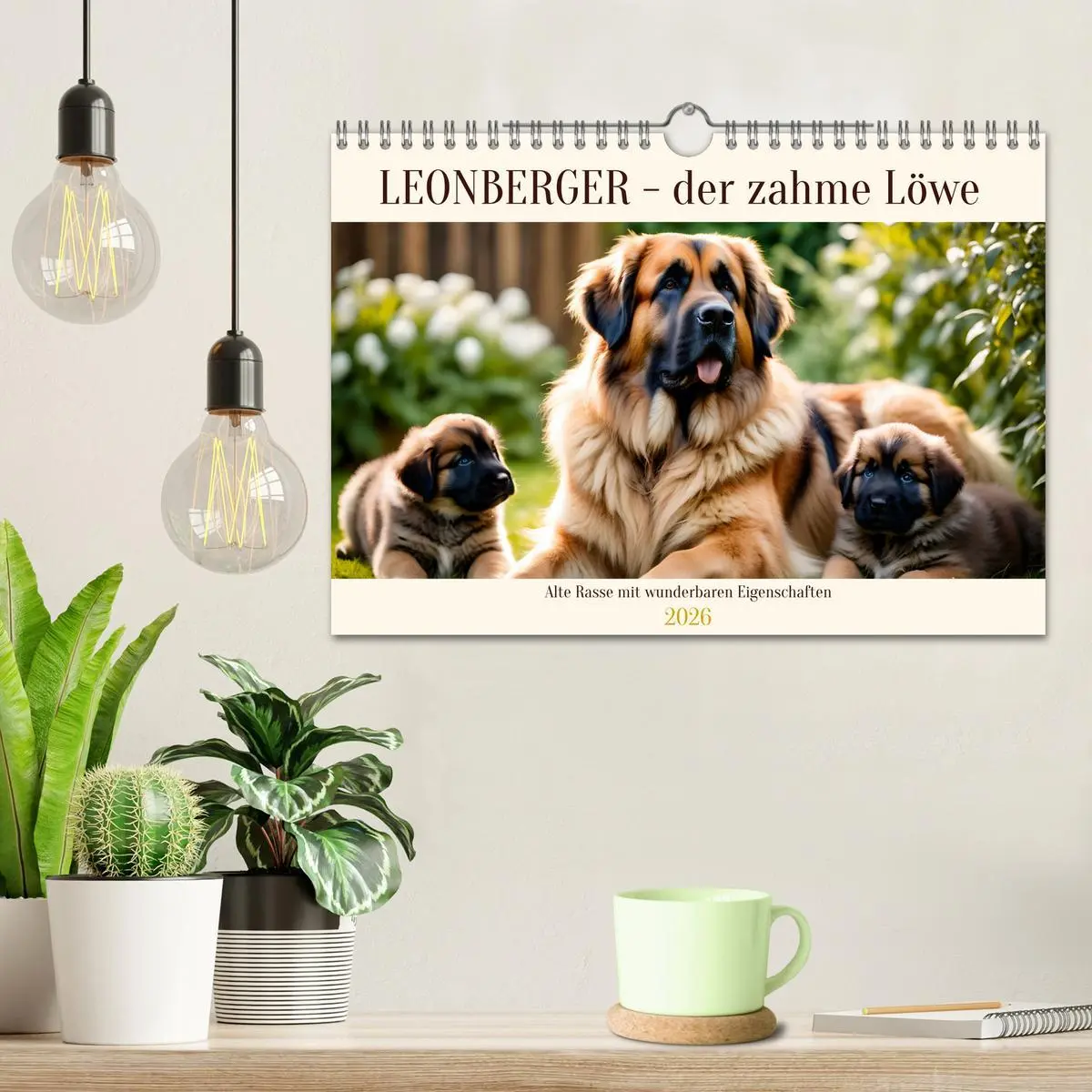 Bild: 9783457304624 | Leonberger - der zahme Löwe (Wandkalender 2026 DIN A4 quer),...