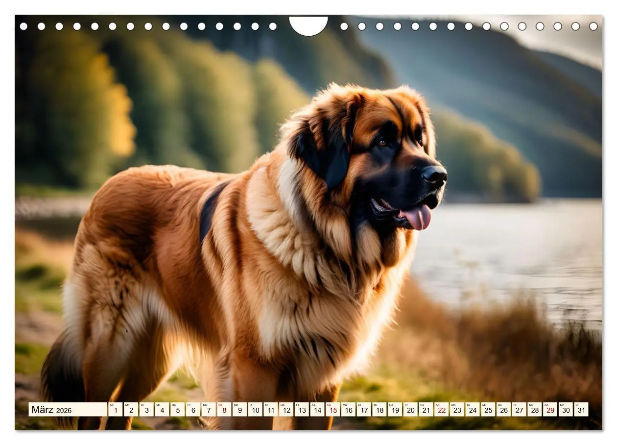 Bild: 9783457304624 | Leonberger - der zahme Löwe (Wandkalender 2026 DIN A4 quer),...