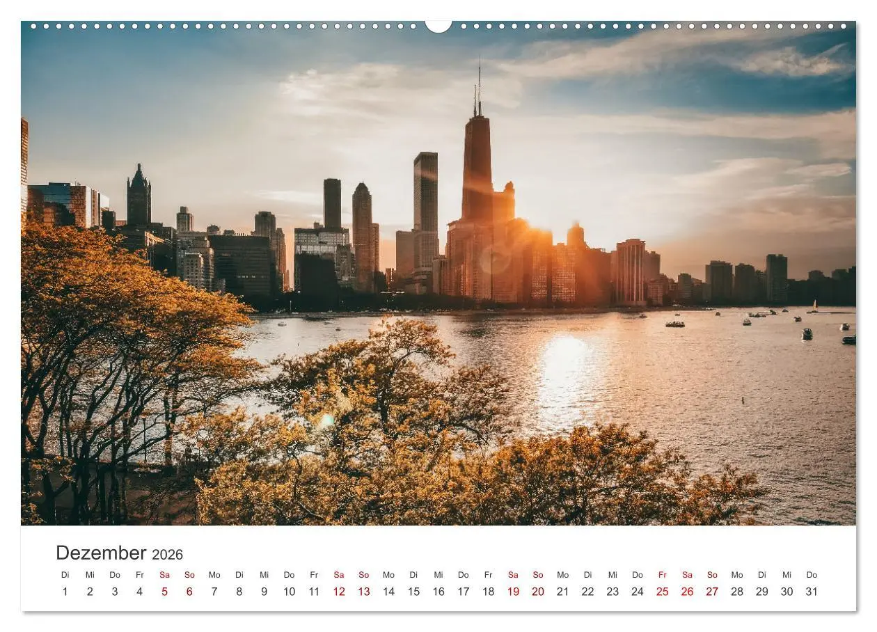 Bild: 9783457614624 | Chicago - Eine einzigartige Stadt. (Wandkalender 2026 DIN A2 quer),...