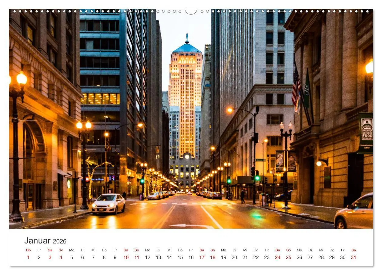 Bild: 9783457614624 | Chicago - Eine einzigartige Stadt. (Wandkalender 2026 DIN A2 quer),...