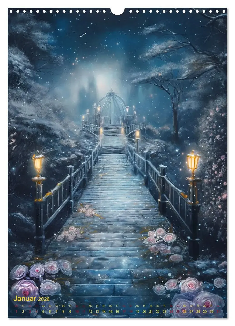 Bild: 9783516324624 | Traumwelten (Wandkalender 2026 DIN A3 hoch), CALVENDO Monatskalender
