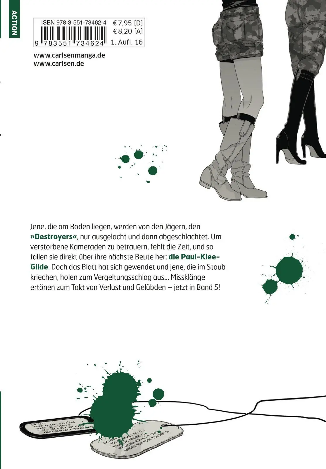Rückseite: 9783551734624 | Gangsta., Band 5 | Kohske | Taschenbuch | Gangsta | 192 S. | Deutsch