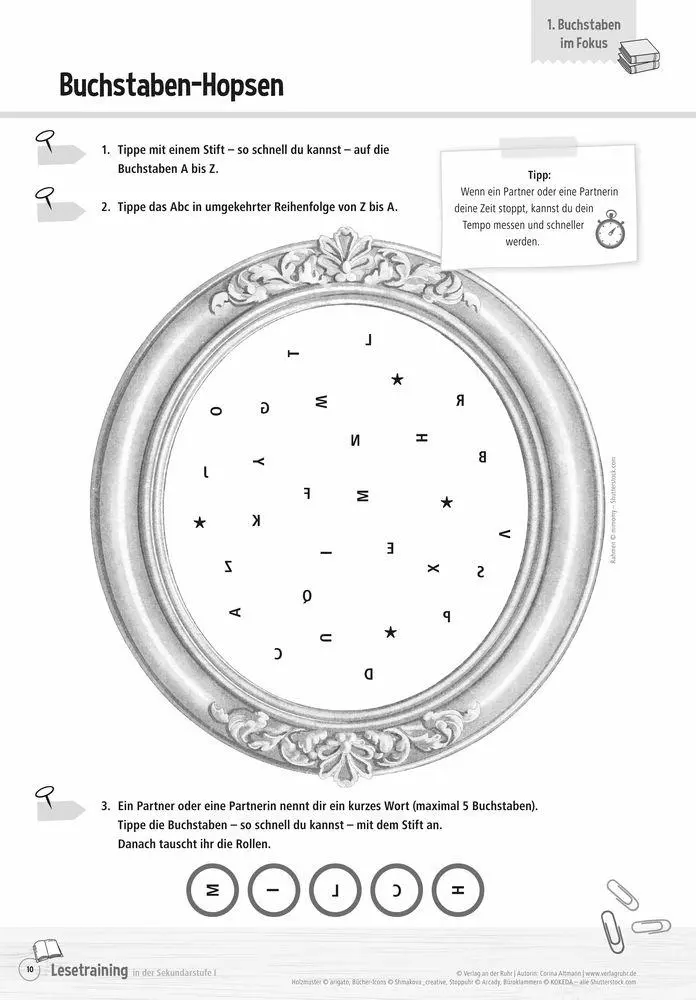 Bild: 9783834664624 | Lesetraining in der Sekundarstufe I | Corina Altmann | Taschenbuch