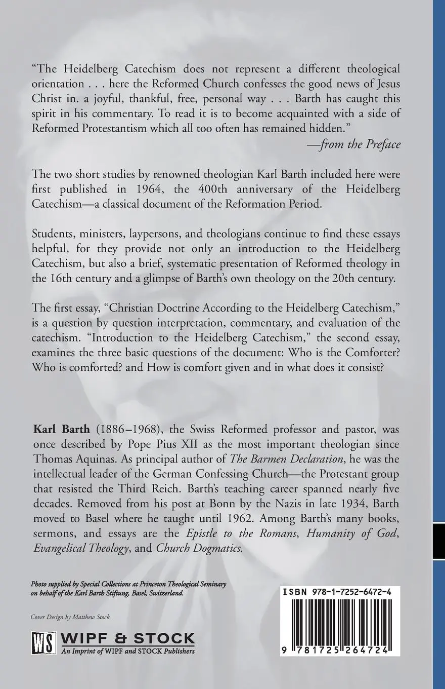 Rückseite: 9781725264724 | Learning Jesus Christ through the Heidelberg Catechism | Karl Barth